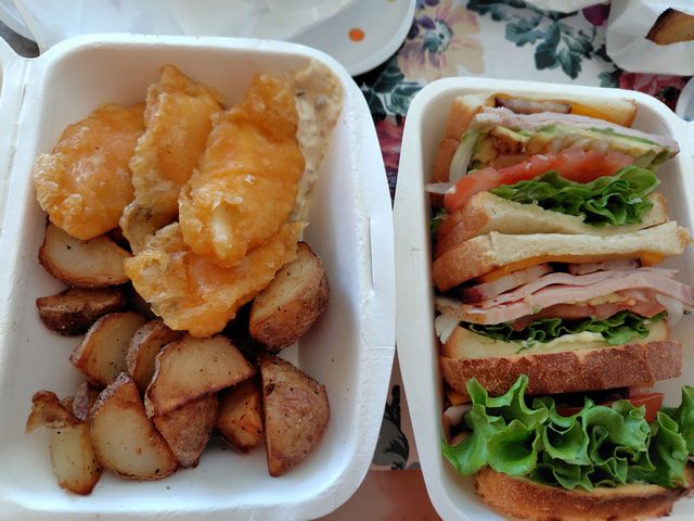 フィッシュアンドチップス、クラブハウスサンド